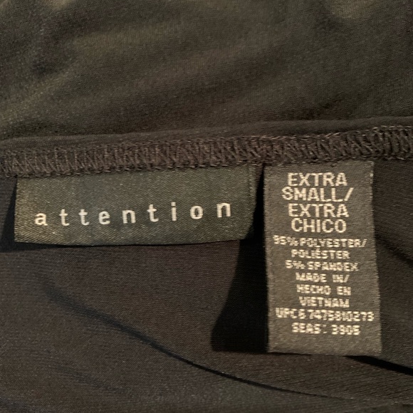 Attention little black wrap dress, size XS - Picture 4 of 4